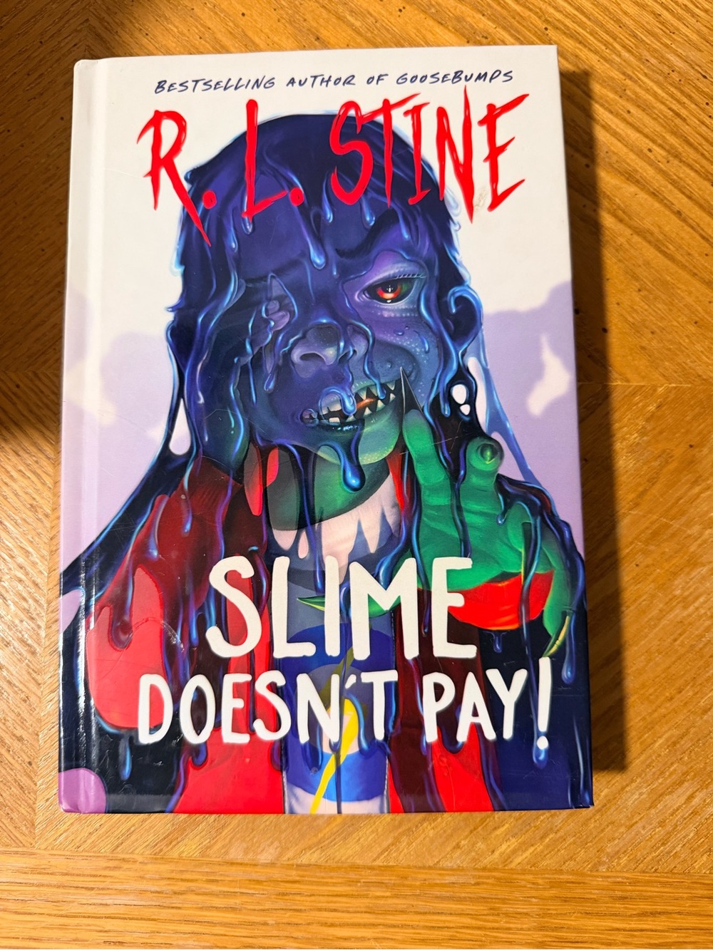 Slime Doesn't Pay! Hardcover - RL stine YA fiction